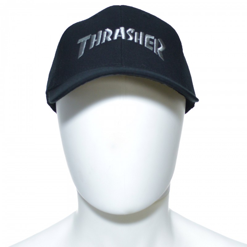 Cap Trasher Logo Flex Fit - Black