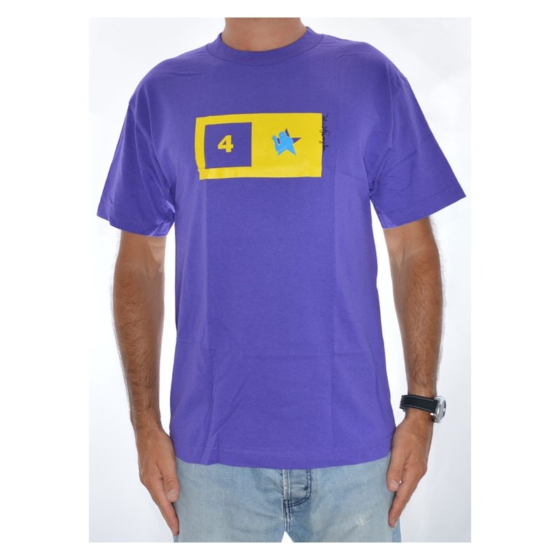 T-Shirt Fourstar Gonz Bar - Purple