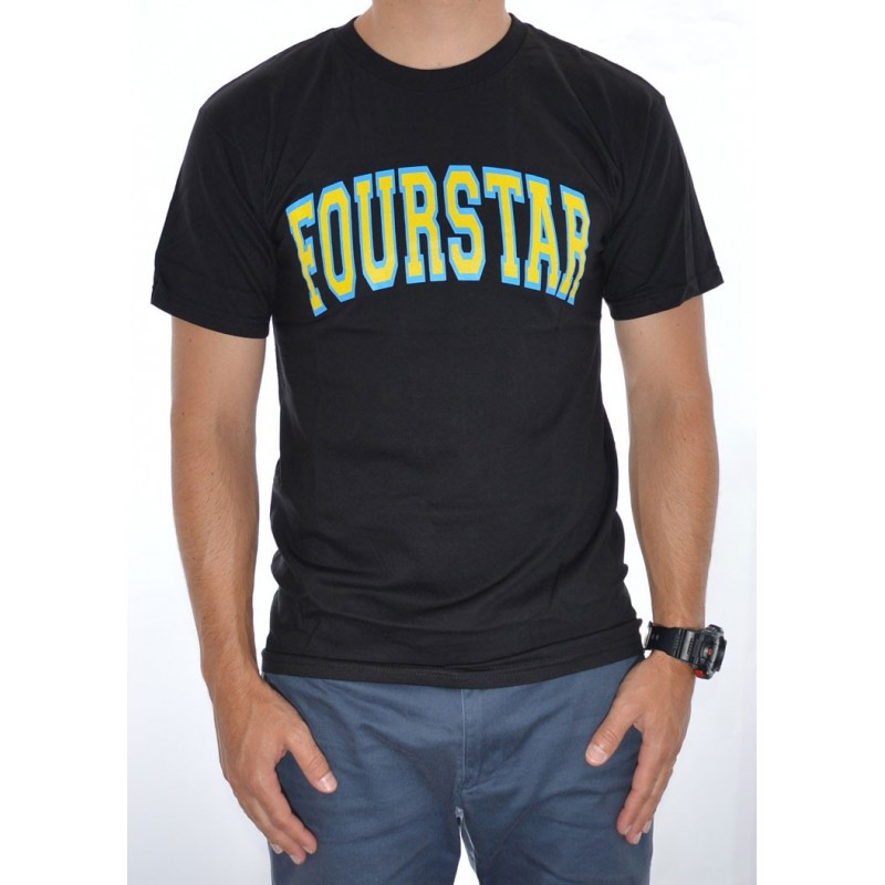 T-Shirt Fourstar Arched - Black