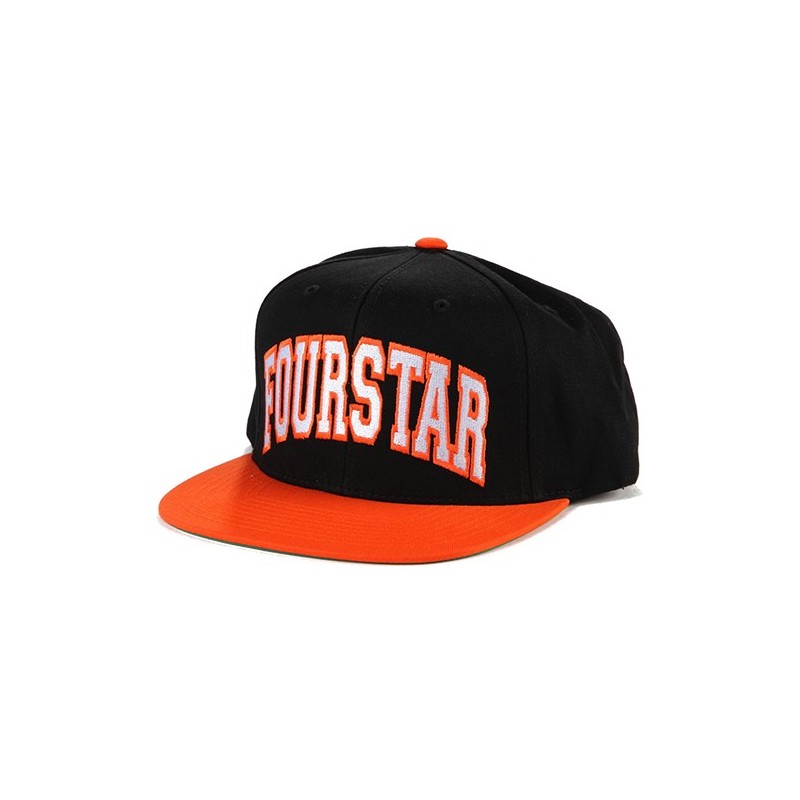 Boné Fourstar Arched - Black/Orange Starter