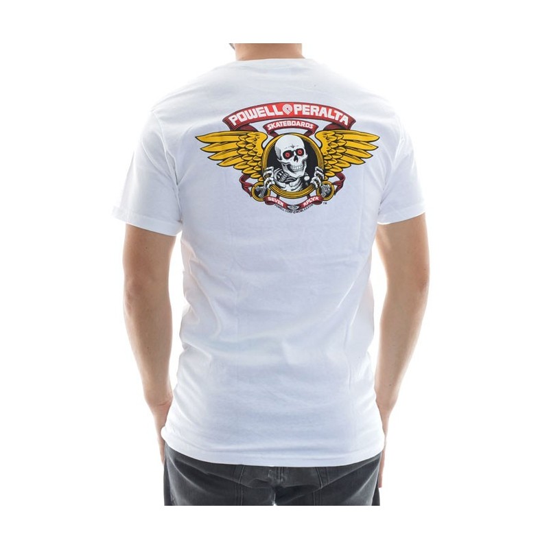 T-Shirt Powell Peralta Winged Ripper - White