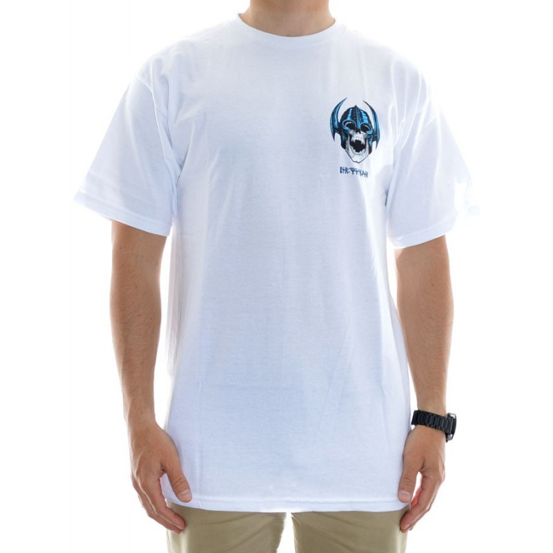 T-Shirt Powell Peralta Welinder Skull - White