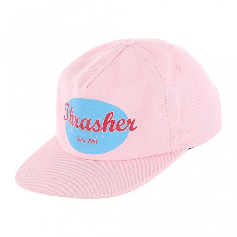 Boné Thrasher Oval - Pink