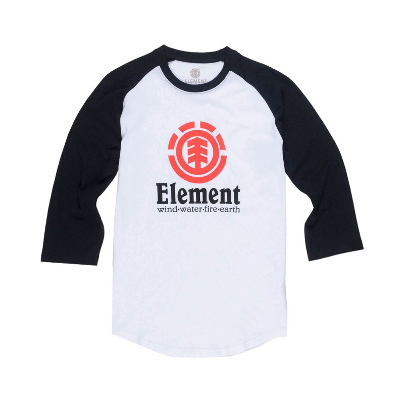 T-Shirt Element Vertical Raglan - White